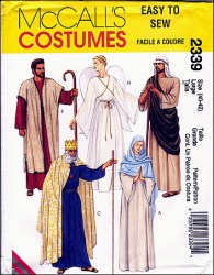 7280 7732 2067 2340 MCCALLS NATIVITY XMAS PASSION PLAY COSTUME PATTERN XS-XL ADULT, KIDS